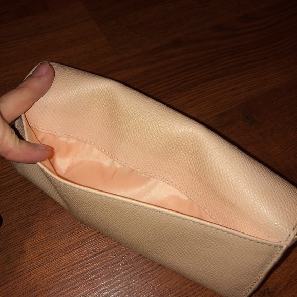 Peach Coach Snap Wallet Signature Tan Interior - Picture 5 of 8